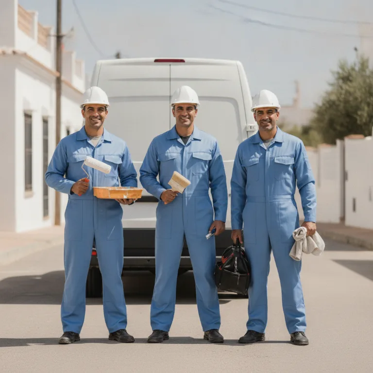Pintor equipo en Palomeras Bajas